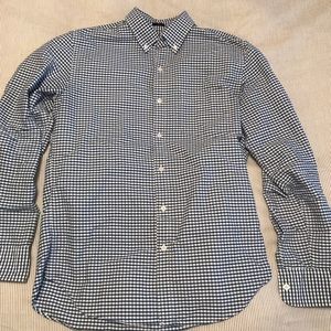 Slim Fit Gingham J Crew Button Down Oxford